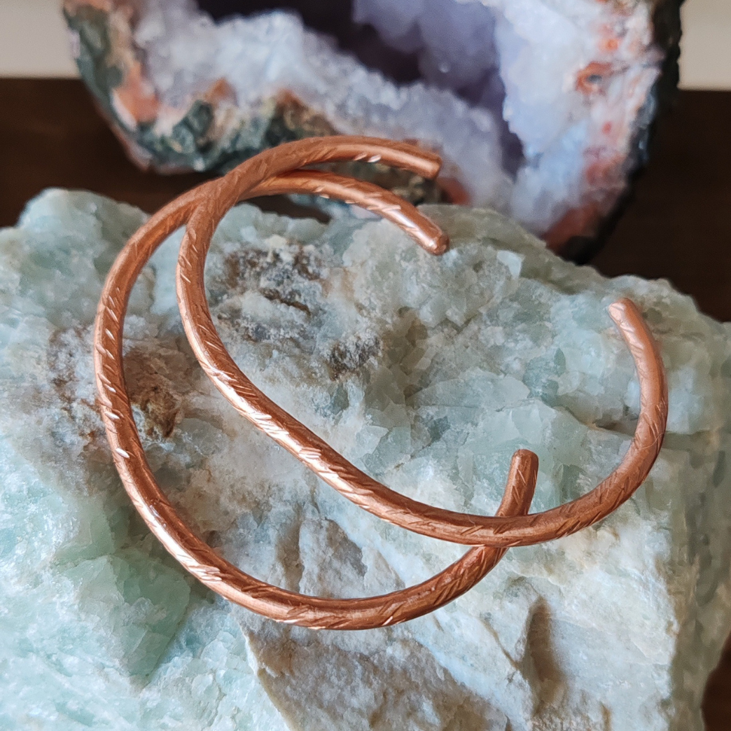 2'Lİ SET SİLİNDİR BAKIR BİLEKLİK