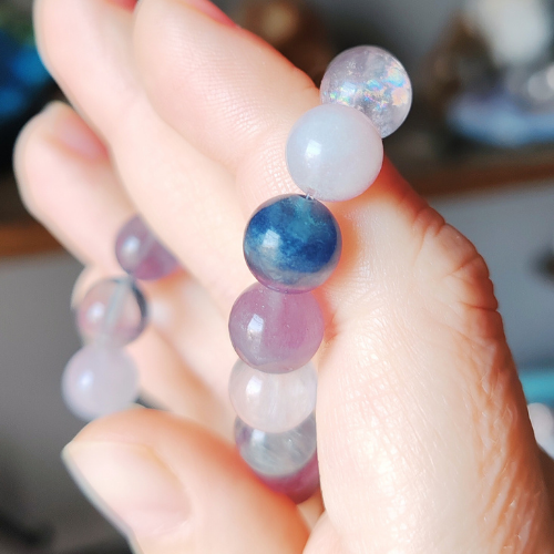 GÖKKUŞAĞI FLORİT BİLEKLİK (10 mm)