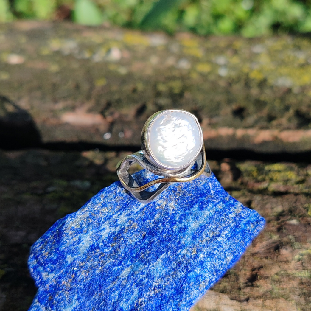 BAROK İNCİ GÜMÜŞ YÜZÜK