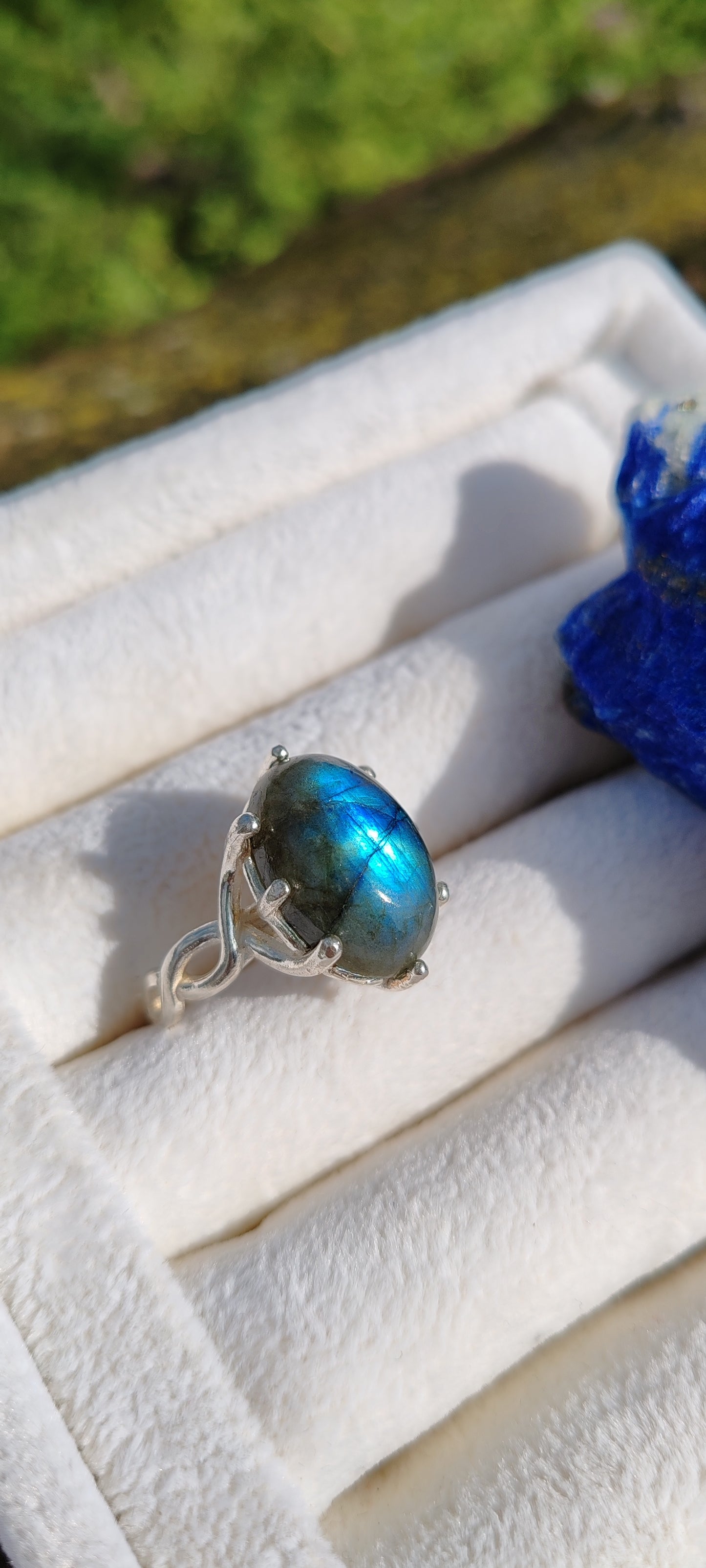 LABRADORİT GÜMÜŞ TASARIM YÜZÜK