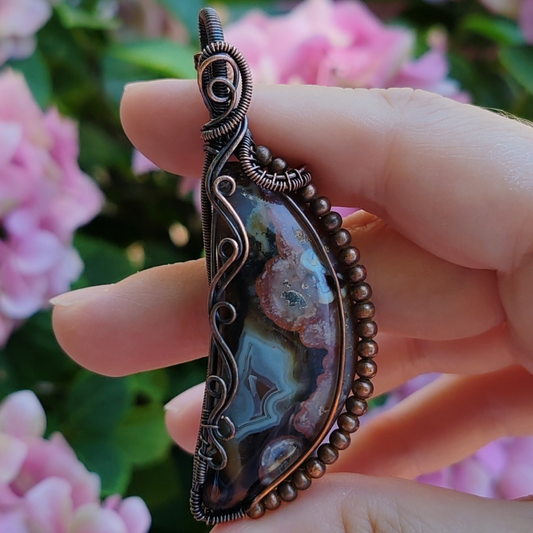 FAS MANZARA AGAT BAKIR SARMA KOLYE