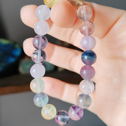 GÖKKUŞAĞI FLORİT BİLEKLİK (10 mm)