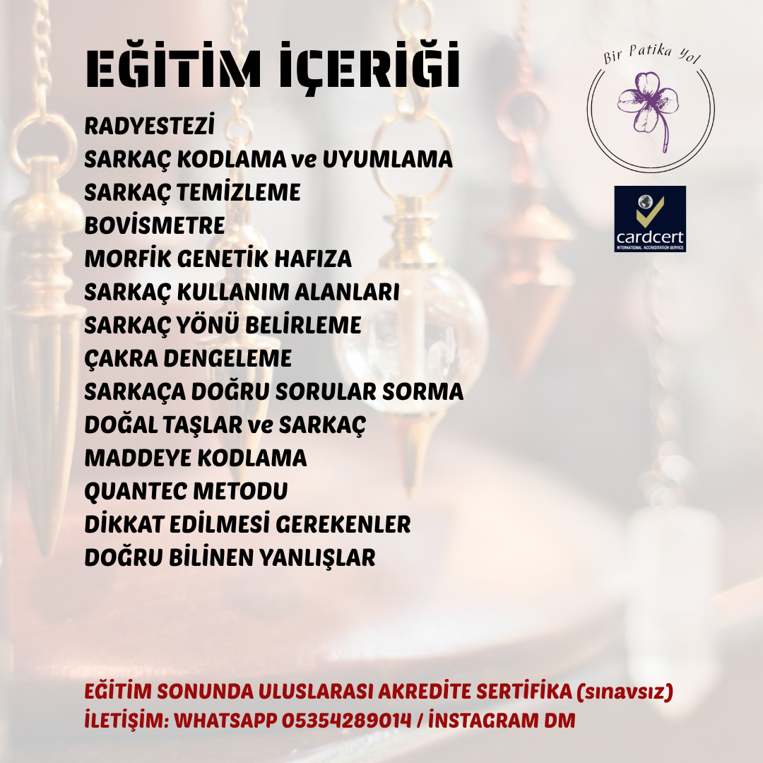 SARKAÇ EĞİTİMİ (ONLINE PAKET)