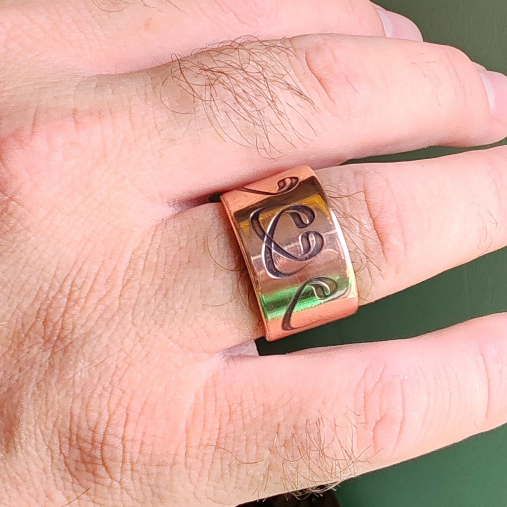 VAV TASARIM BAKIR YÜZÜK