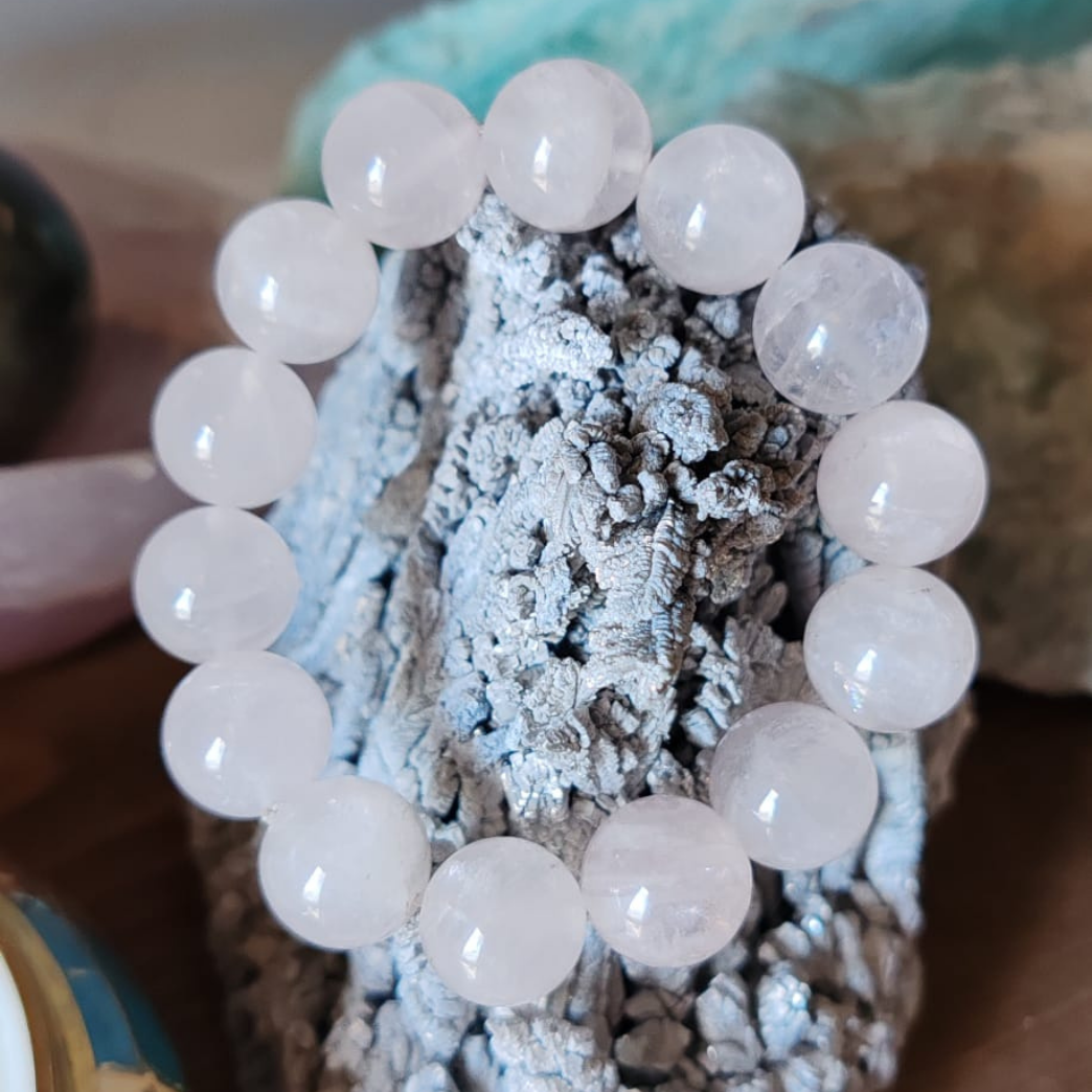 PEMBE KUVARS BİLEKLİK