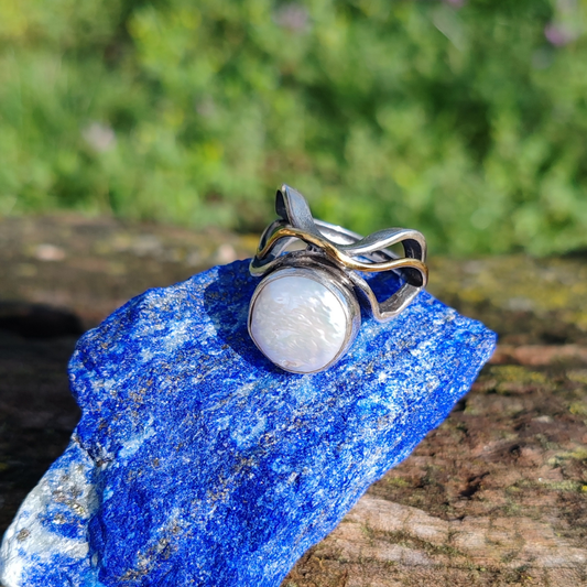 BAROK İNCİ GÜMÜŞ YÜZÜK