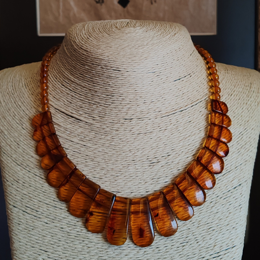 DAMLA KEHRİBAR ÖZEL TASARIM KOLYE