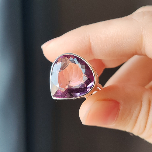 AMETRİN GÜMÜŞ YÜZÜK