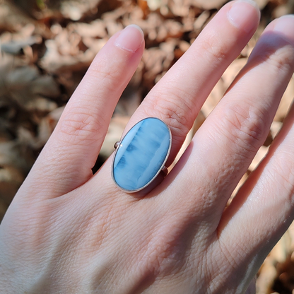 MAVİ AKİK GÜMÜŞ YÜZÜK