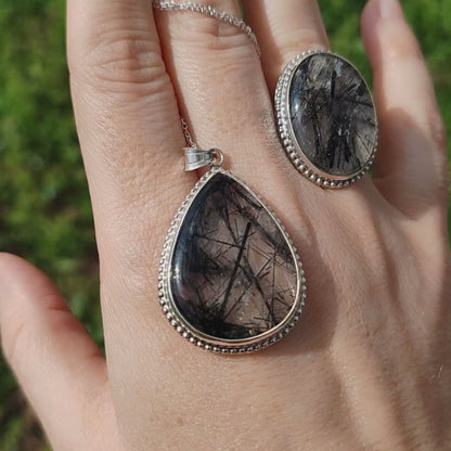 RUTİL KUVARS GÜMÜŞ SET